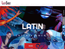 Tablet Screenshot of latinstreetdancing.com